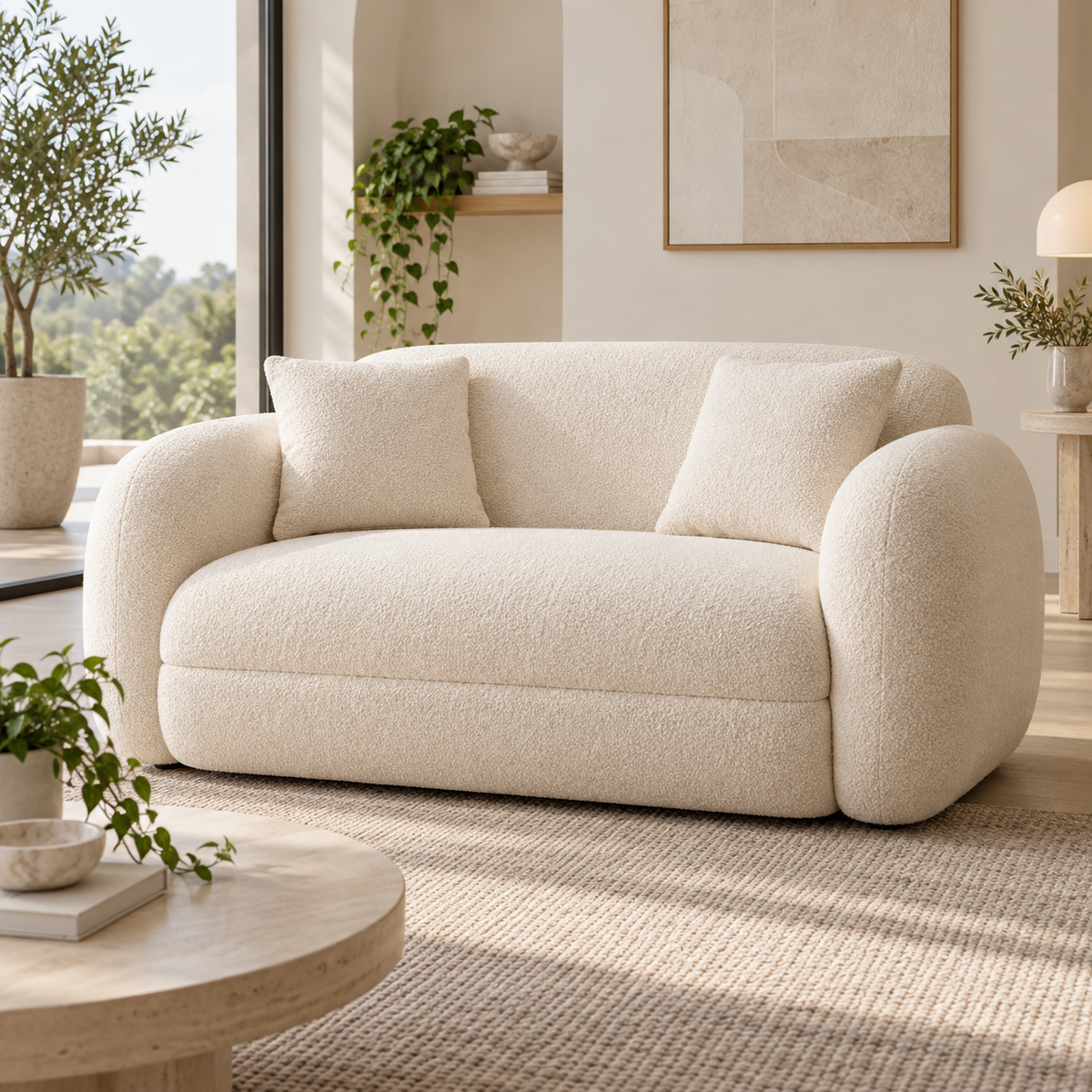 Mochi Cloud Compact 2--Seater Sofa