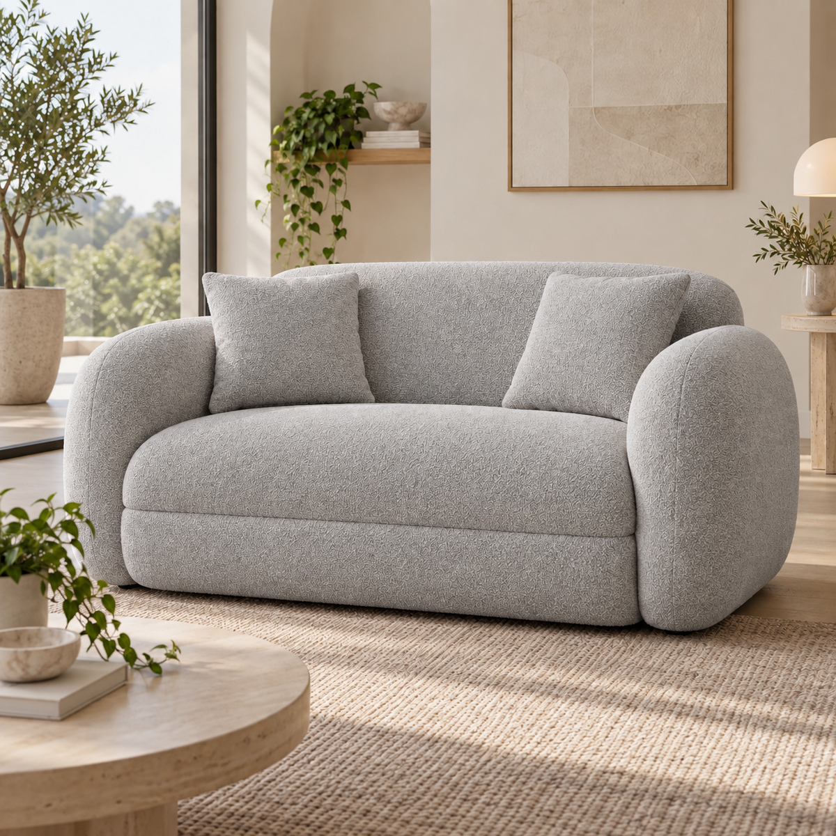 Mochi Cloud Compact 2--Seater Sofa
