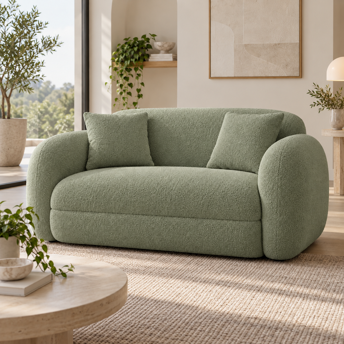 Mochi Cloud Compact 2--Seater Sofa